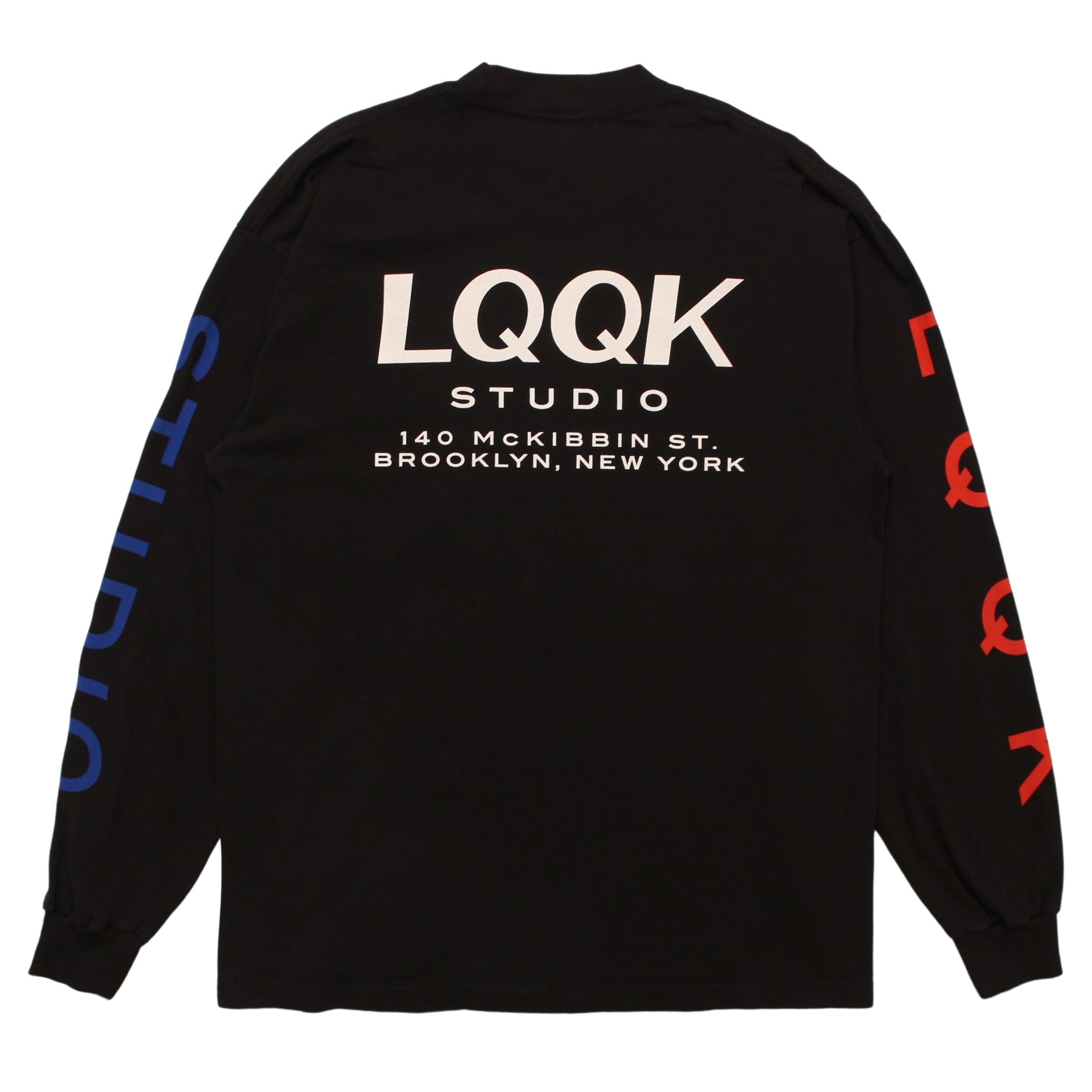 LQQK STUDIO 19SS Optical Logo L/S Teeメンズ - Tシャツ/カットソー