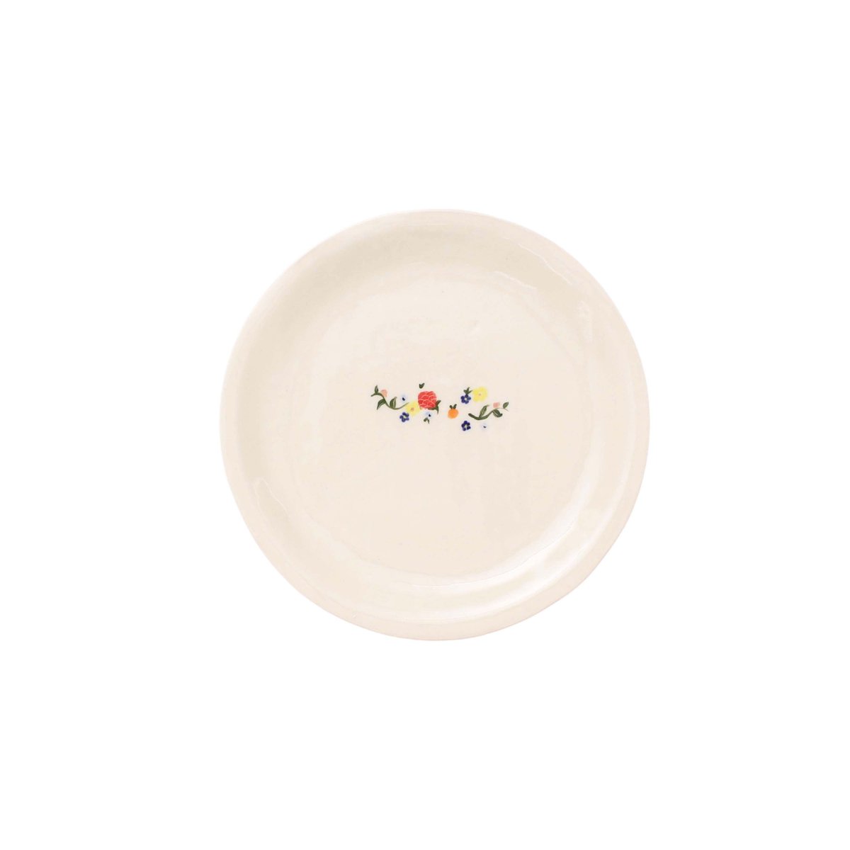 Large Dinner Plate Embroidery Motif【RED】