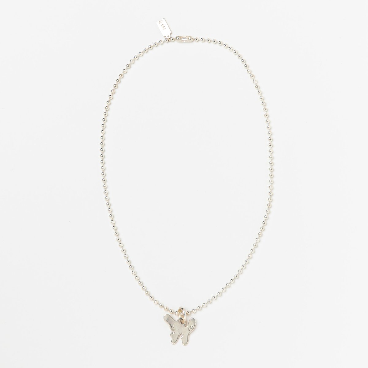 Butterfly necklace flat front 