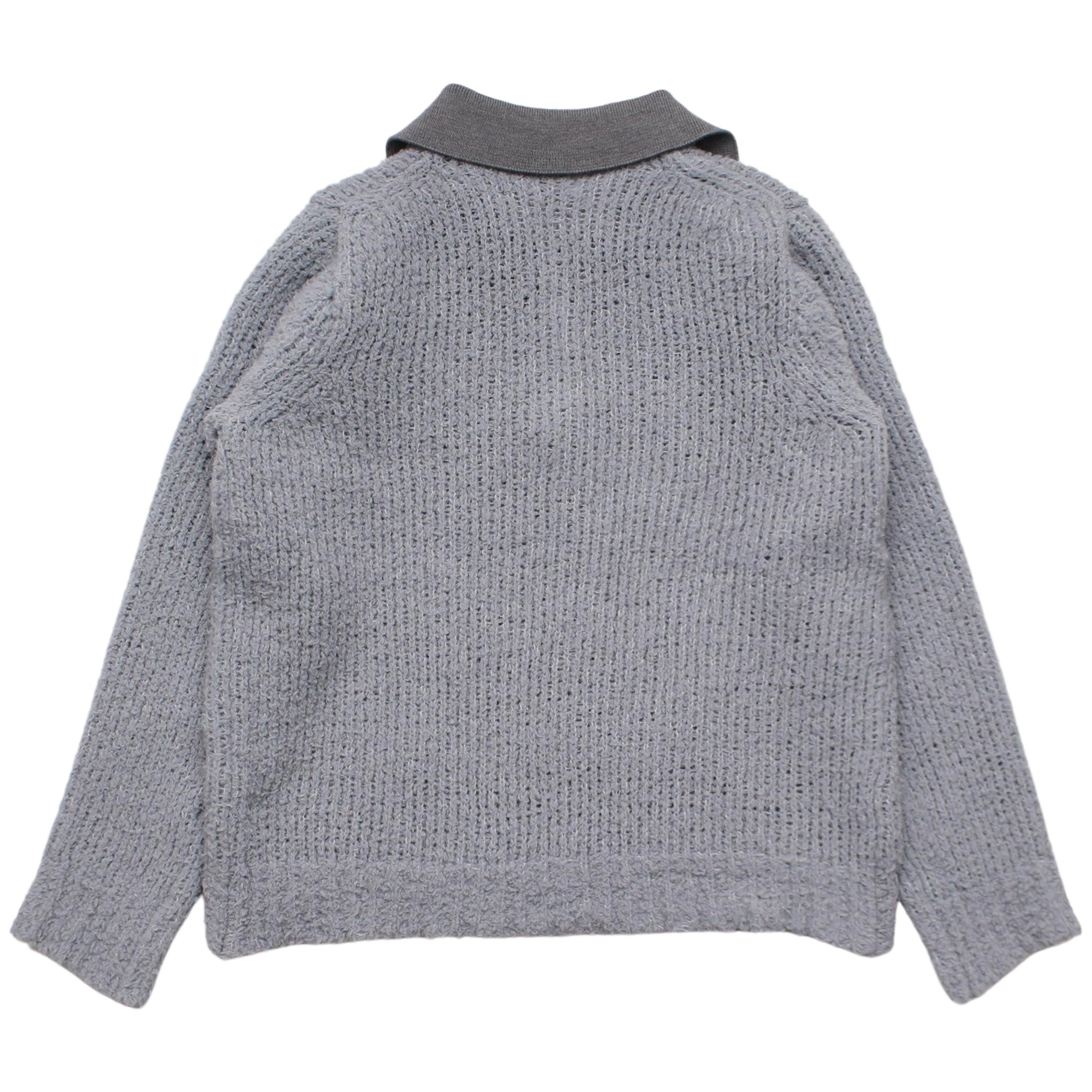 Allege Mole Skipper L/S Knit【GREY】 Allege Mole Skipper L/S Knit【GREY】