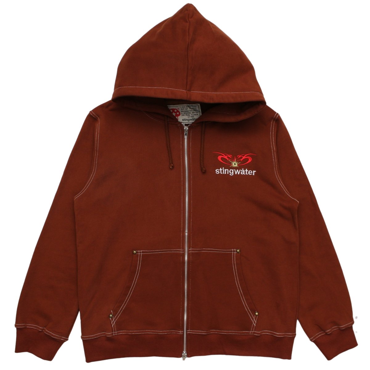 Moses Contrast Stitch Hoodie