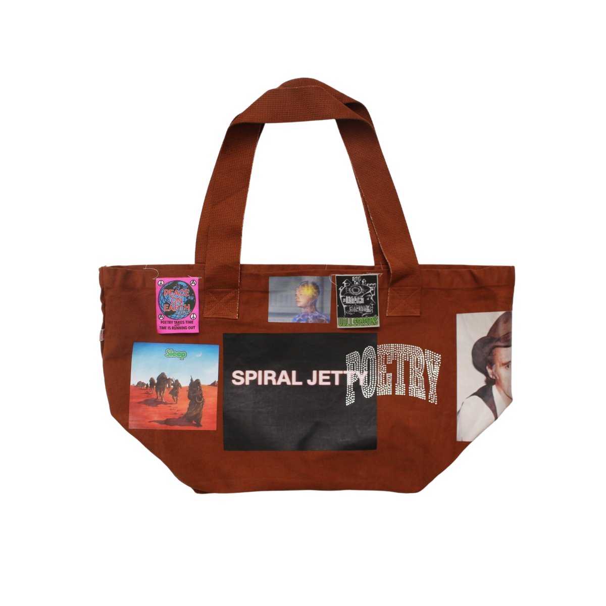 POETRY TOTE #3BROWN