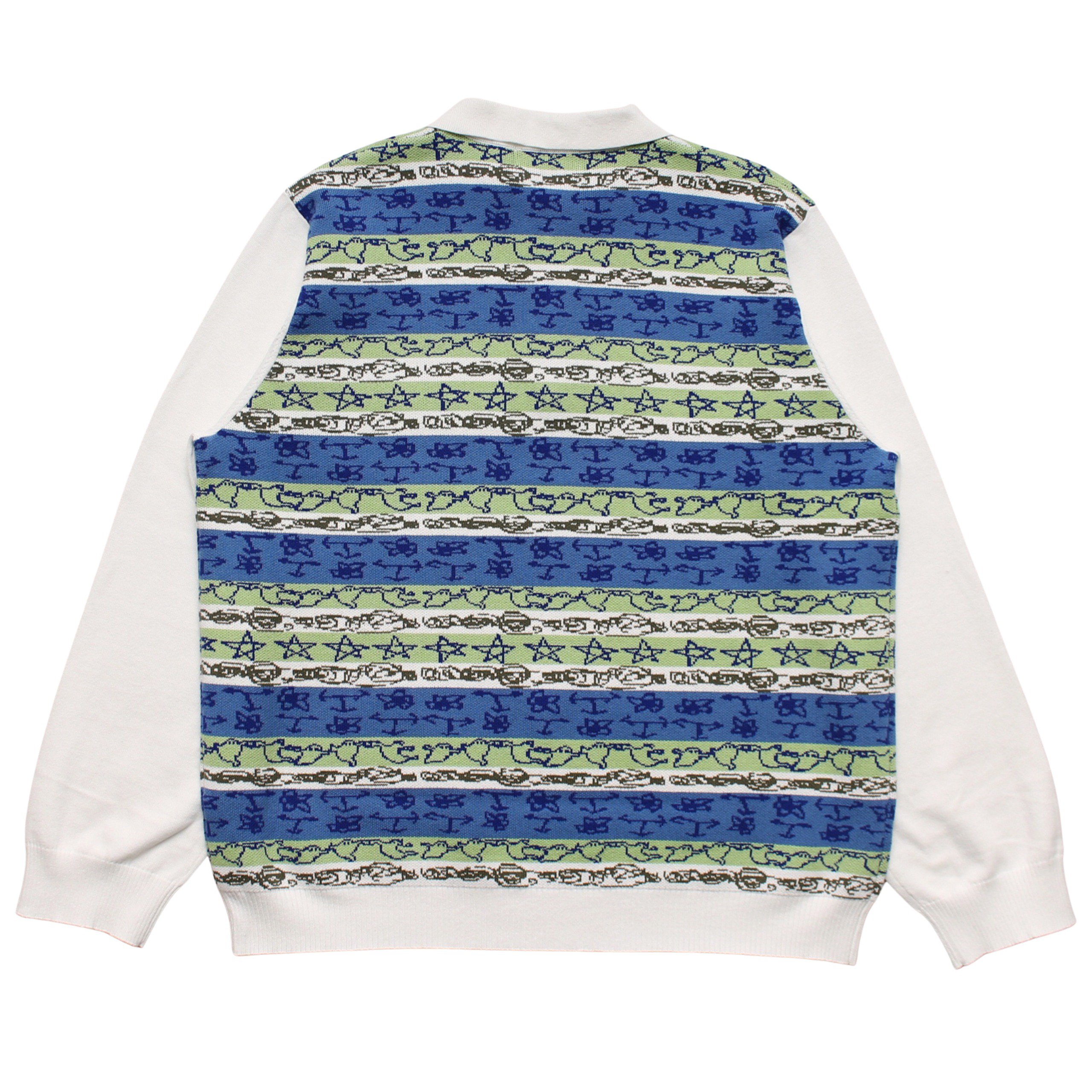 TTT_MSW GRAFFITI KNIT POLO-