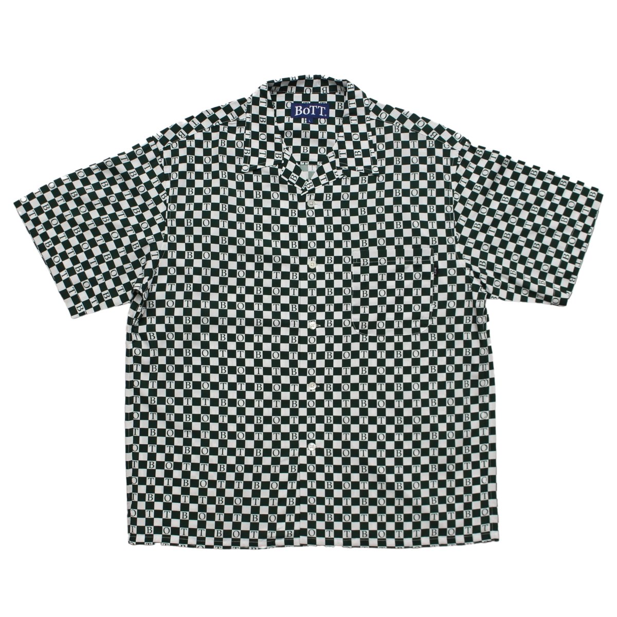 Checkerboard S/SL ShirtGREEN