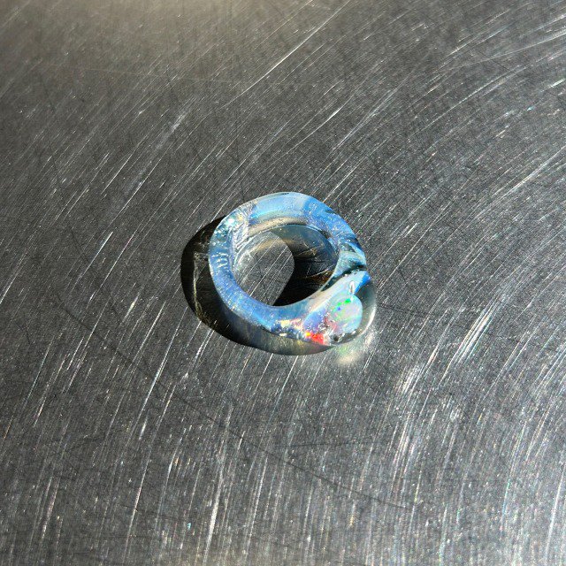 Small opal glass rings 01