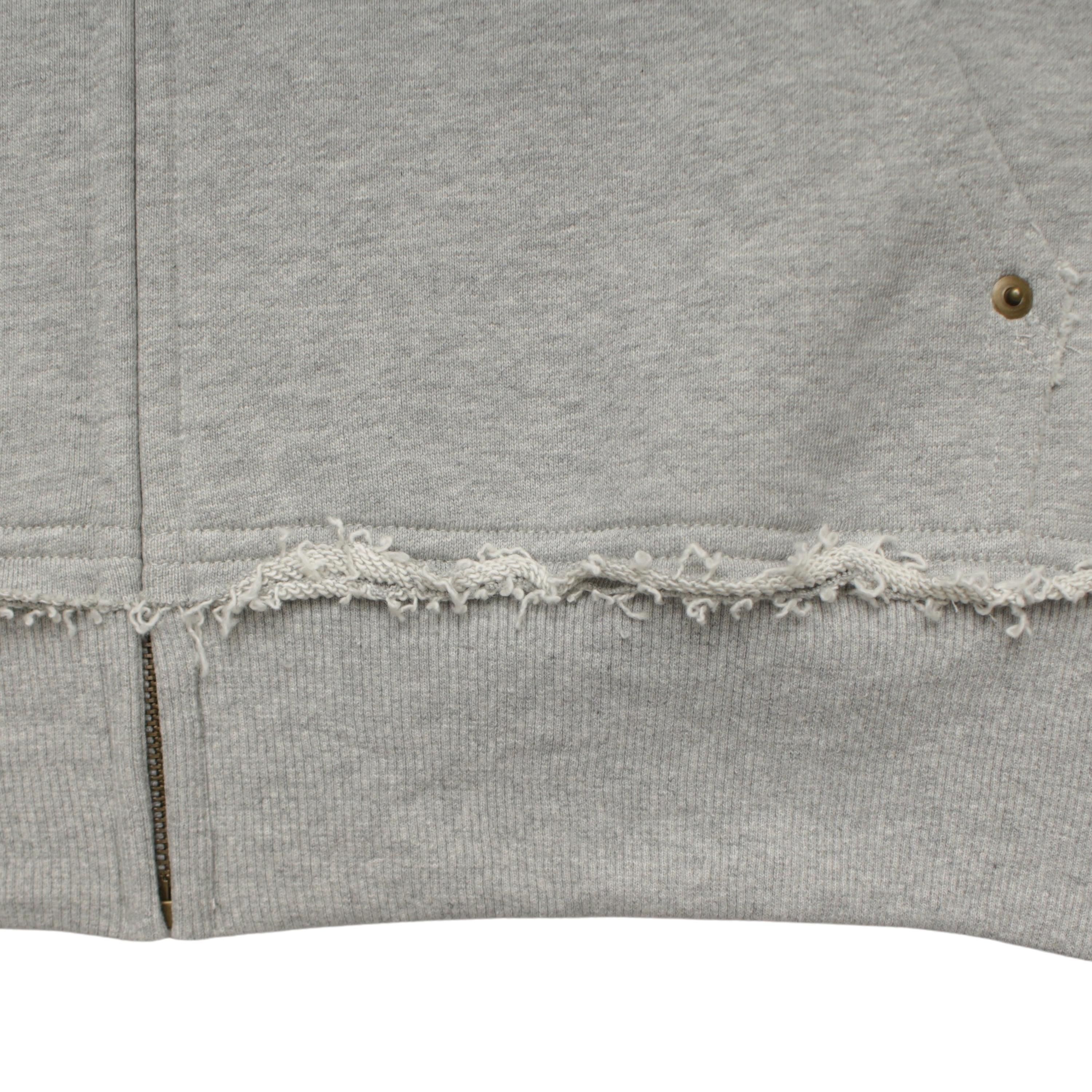 Angel99 Zip-Up Hoodie【Grey/Oxford Blue】 - DOMICILE TOKYO Angel99 Zip-Up Hoodie【Grey/Oxford Blue】 - DOMICILE TOKYO