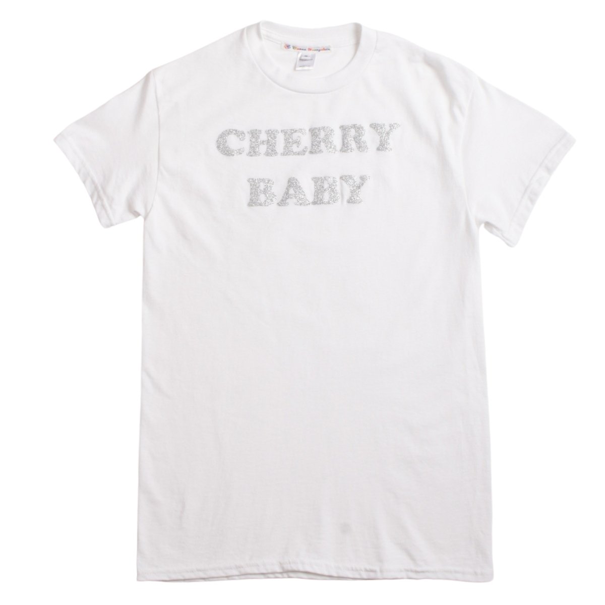 Cherry Baby TeeWhite/Silver