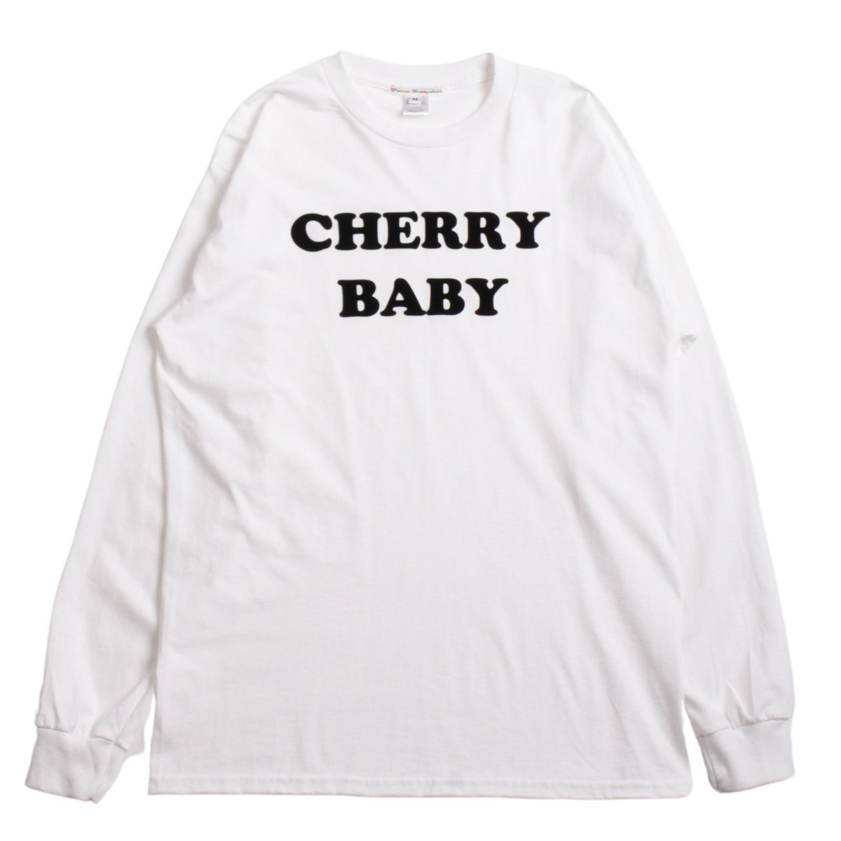 Cherry Baby Long Sleeve TeeWhite/Black