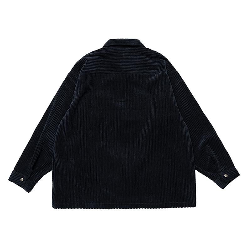 LQQK SIGNATURE LONGSLEEVE WORKSHIRT【NAVY CORD】 - DOMICILE TOKYO
