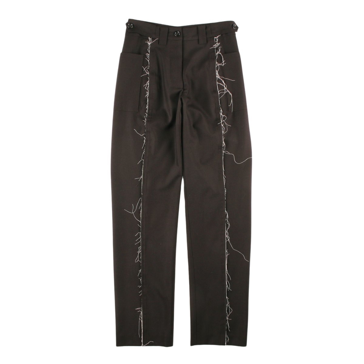 RAW EDGE WRAPPING TROUSER