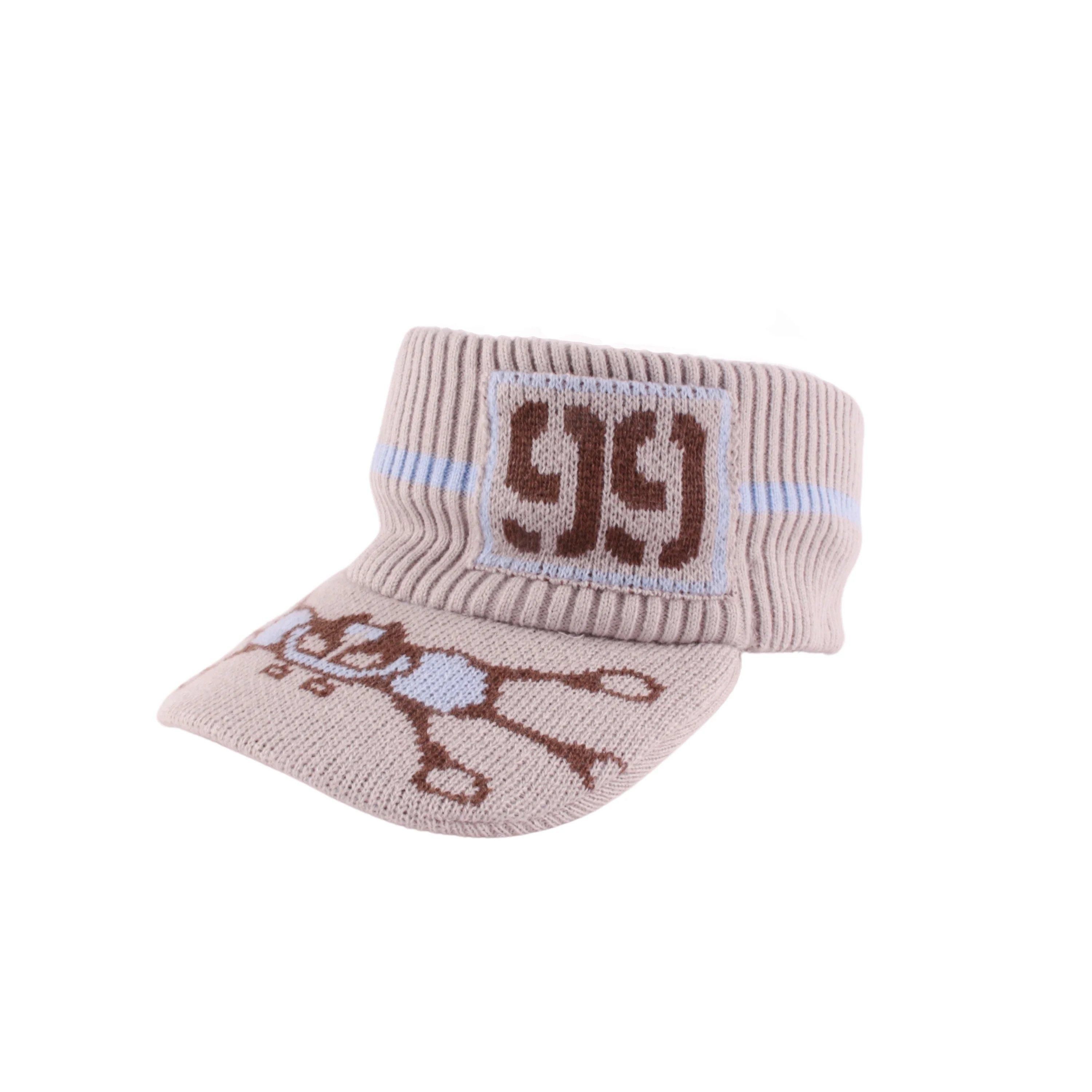 【レビューを書けば送料当店負担】 Knit Visor【GREY/BLUE】 - DOMICILE TOKYO ONLINE SHOP 帽子