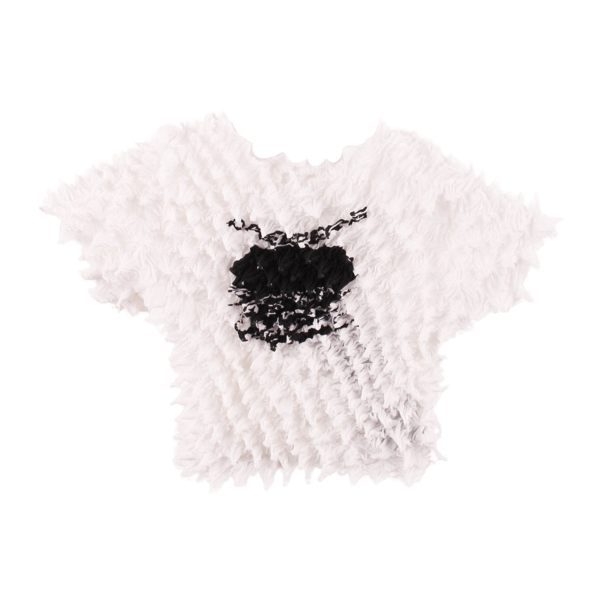 EXPANDABLE CROPPED TEEWHITE