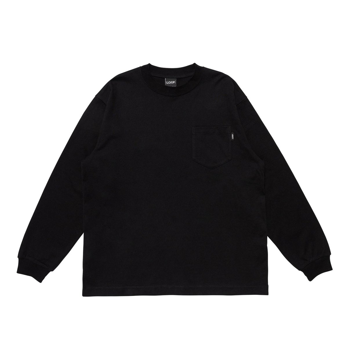 L/S RUGBY WEIGHT POCKET TEEBLACK