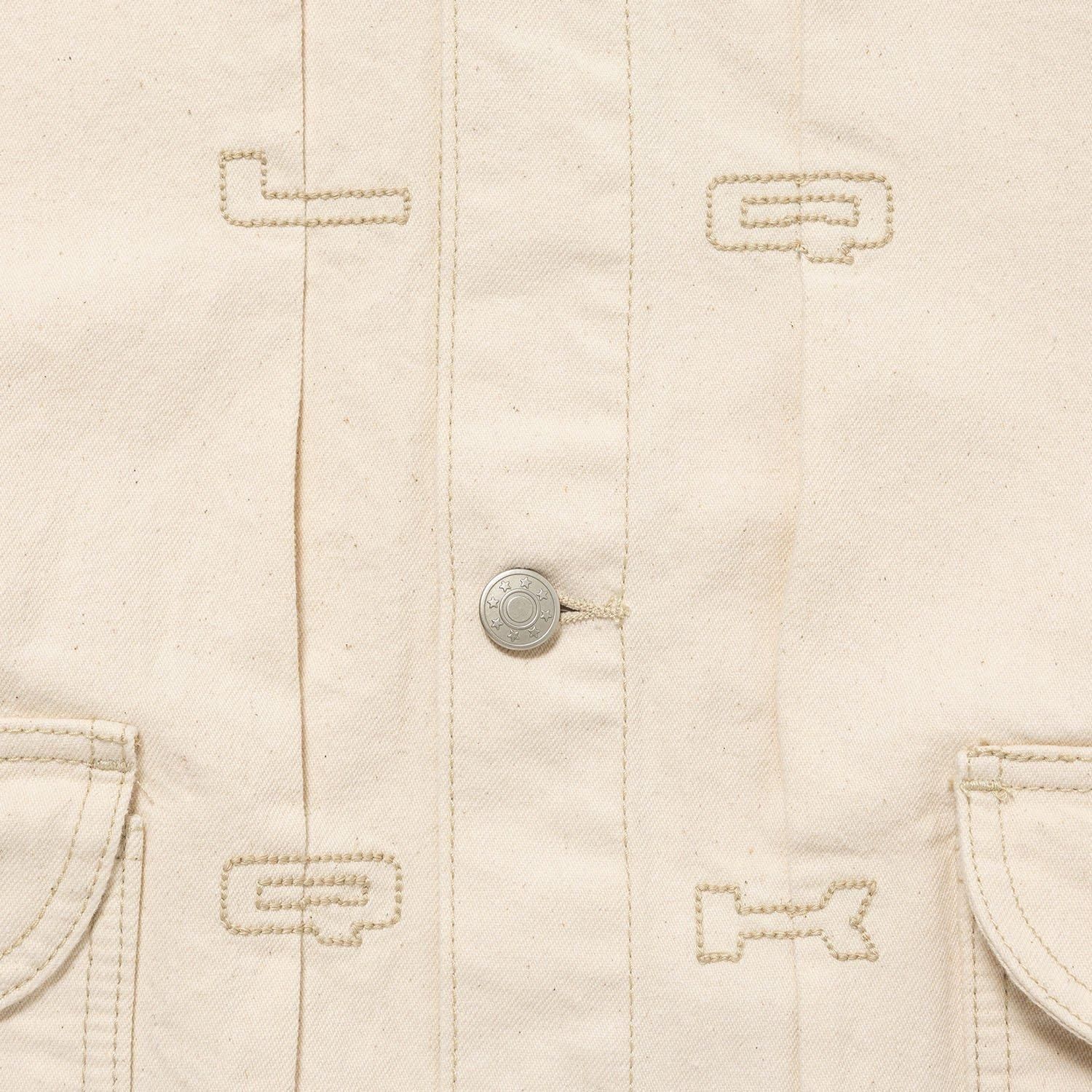 EMBOSSED DENIM JACKET【NATURAL】 - DOMICILE TOKYO ONLINE SHOP