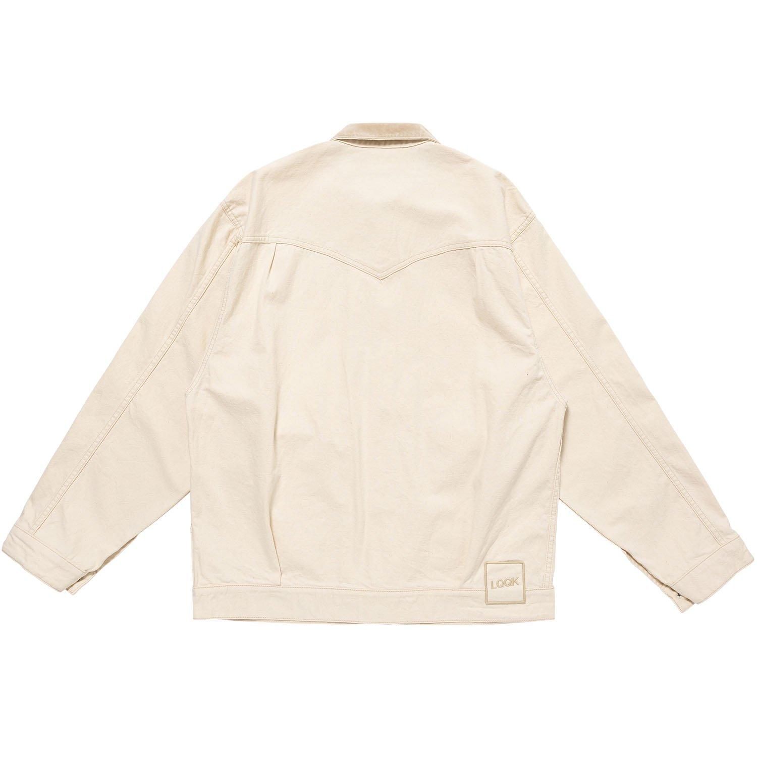 EMBOSSED DENIM JACKET【NATURAL】 - DOMICILE TOKYO ONLINE SHOP