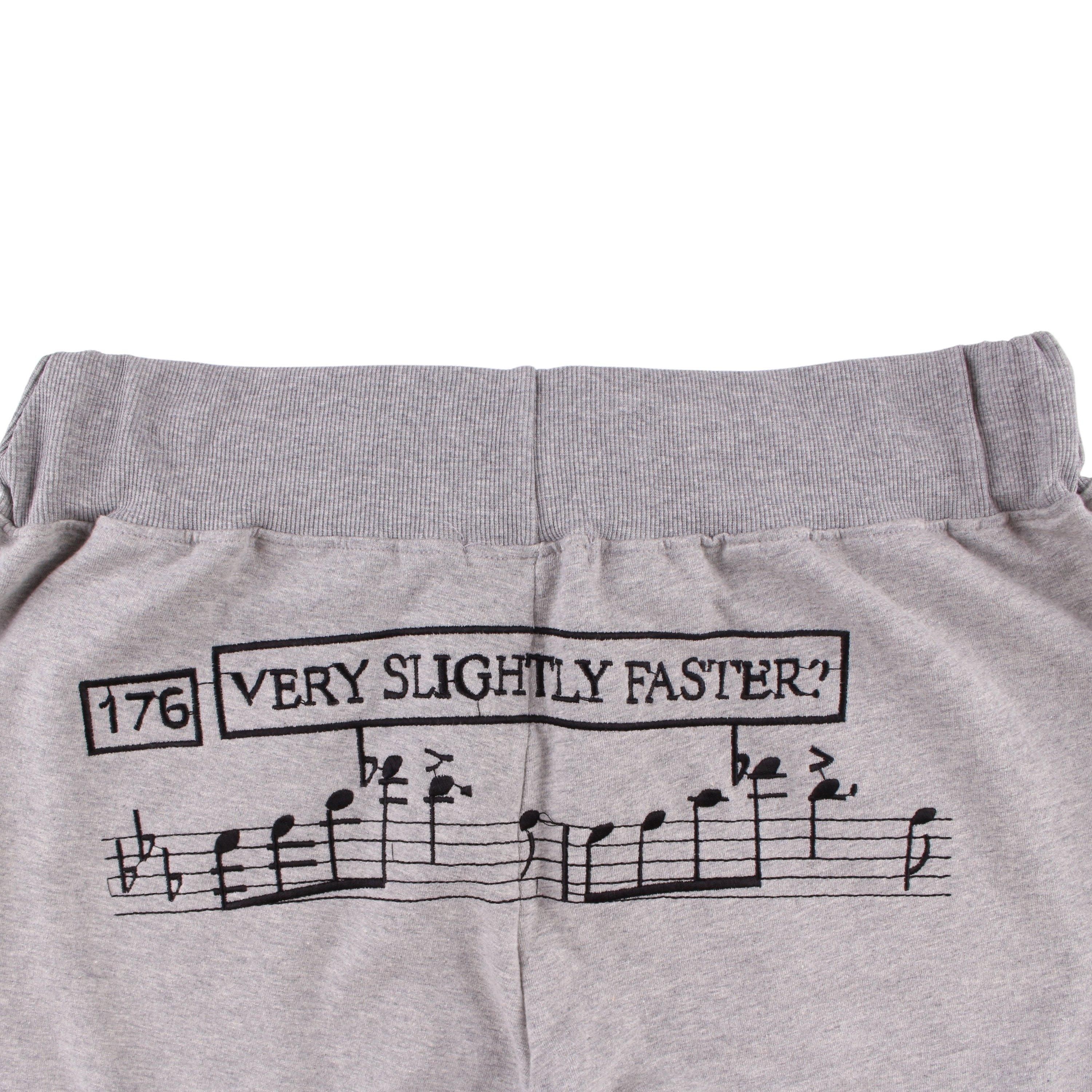 【604SERVICE】STRESSED MUSICIAN PANTS IN MELANGE GREY STRESSED MUSICIAN PANTS IN MELANGE GREY - DOMICILE TOKYO