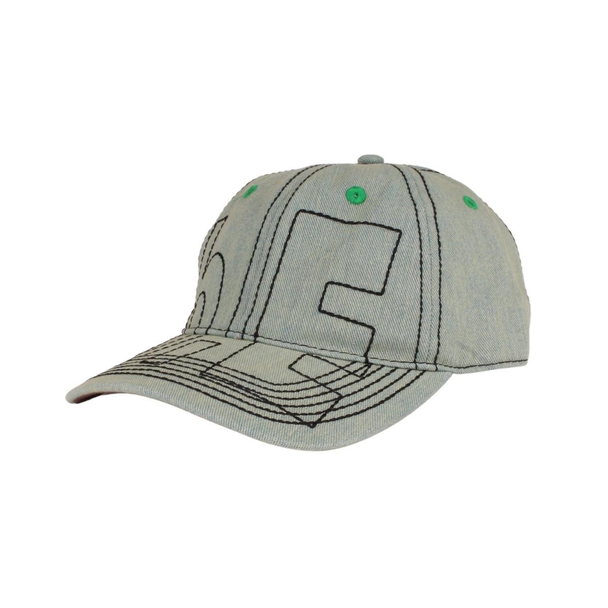VAPOR 6 PANEL HATYELLOW DENIM