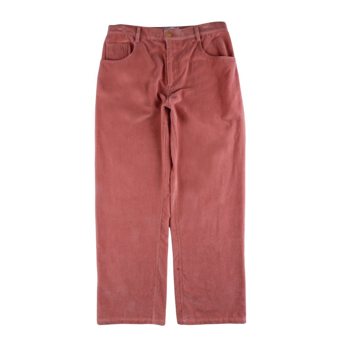 Jean Cut TrouserDusty Pink Velvet