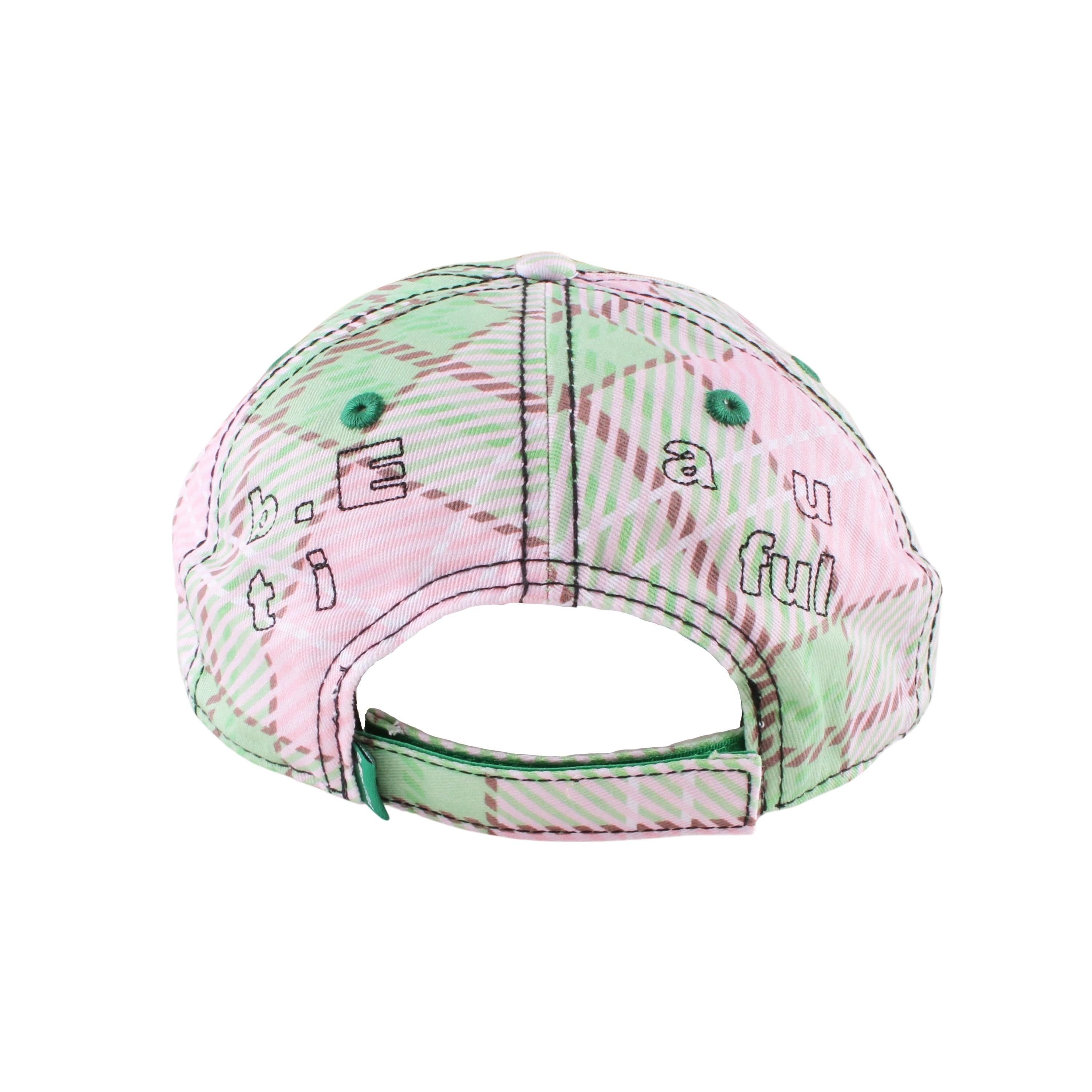 帽子 b.eautiful cap Sakura Tartan b.Eautiful Vapor 6 Panel Hat / Sakura Tartan – Livestock