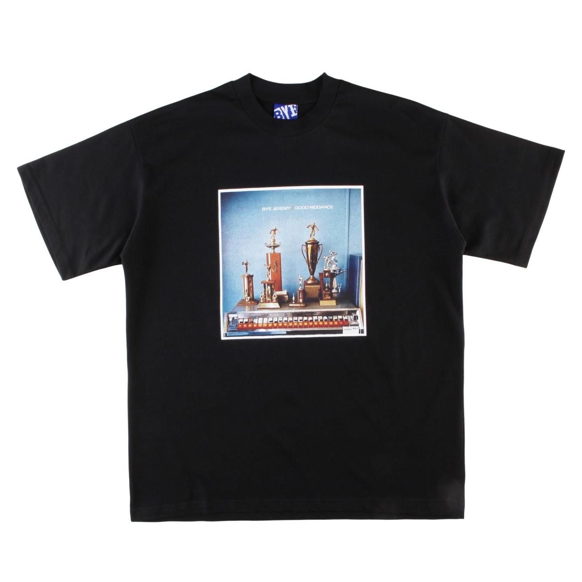 bye jeremy tシャツ BYE JEREMY SILVER BUTTERFLY T-SHIRT BLACK | LAUG