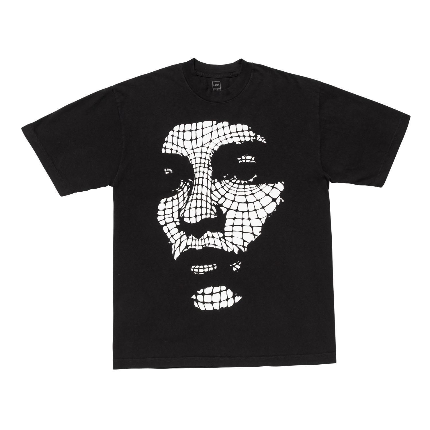 WEBBED FACE TEE 【BLACK】 - DOMICILE TOKYO ONLINE SHOP