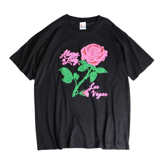 【 SELEN 】pink rose 3D print Tee