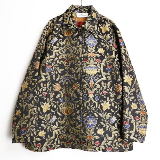 【 SELEN 】elegant flower design box silhouette gobelins jacket