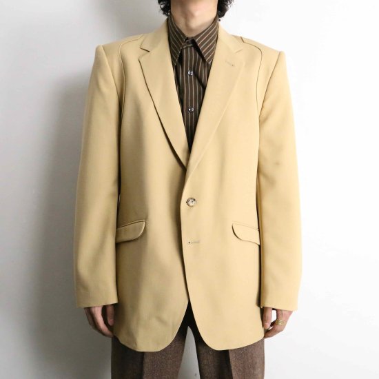 【 SELEN 】shoulder design over silhouette tailored jacket