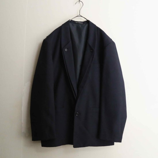 【A.L.S】Double collar loose single tailored jacket