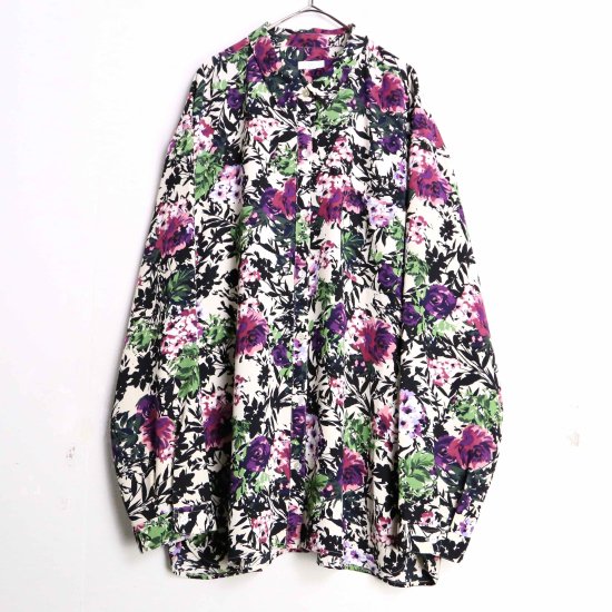 【 SELEN 】artistic flower design over shirt