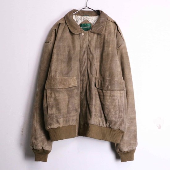 【 SELEN 】mocha brown short length leather jacket