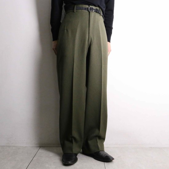 【 SELEN 】60's wool gabardine trousers