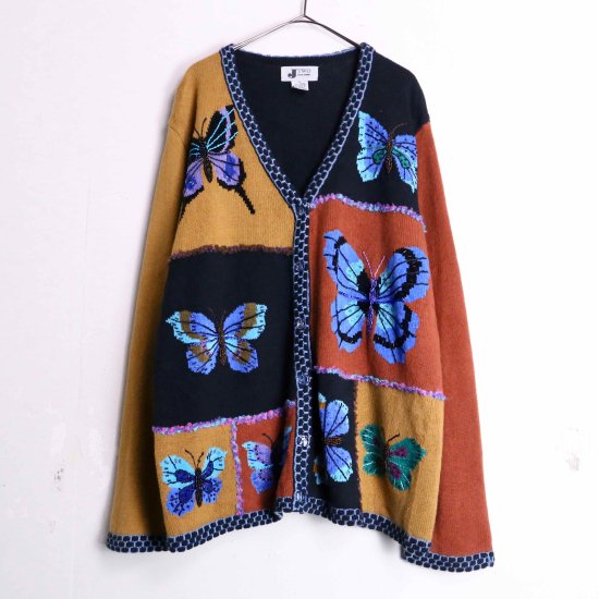 【 SELEN 】beautiful butterfly picture book design cardigan