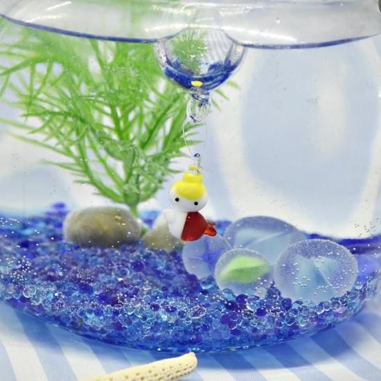 ガラス細工｜海｜N浮玉マーメイド｜フォーカートグラスワークス