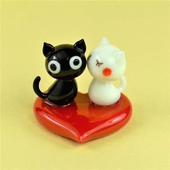 ミニチュアガラス細工|可愛いねこ|FGスタジオ|フォーカート ミニチュアガラス細工|可愛いねこ|FGスタジオ|フォーカート