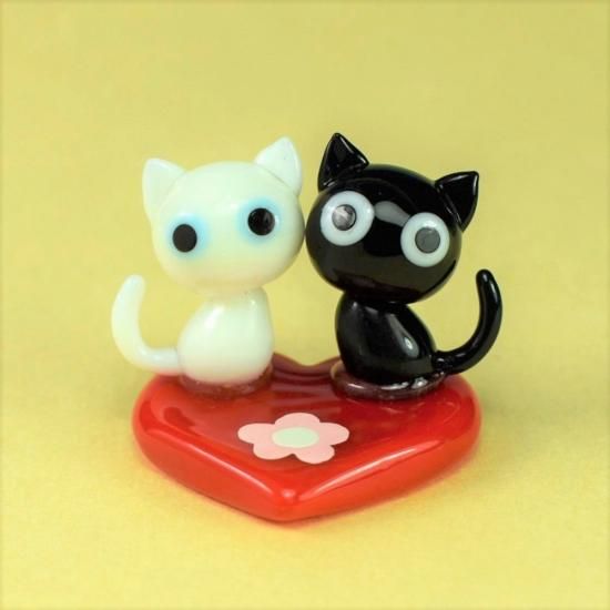 ミニチュアガラス細工|可愛いねこ|FGスタジオ|フォーカート ミニチュアガラス細工|可愛いねこ|FGスタジオ|フォーカート