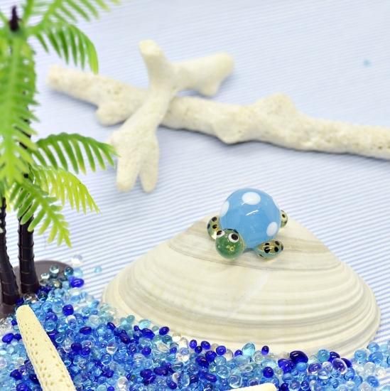 ガラス細工｜海｜海がめ｜フォーカートグラスワークス