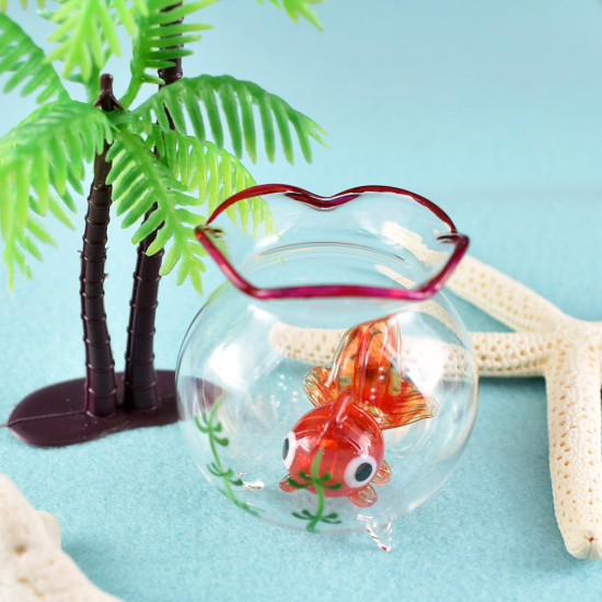 ガラス細工 金魚ちゃんセット フォーカートガラス