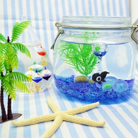 ガラス細工｜浮玉黒金魚｜フォーカートグラスワークス