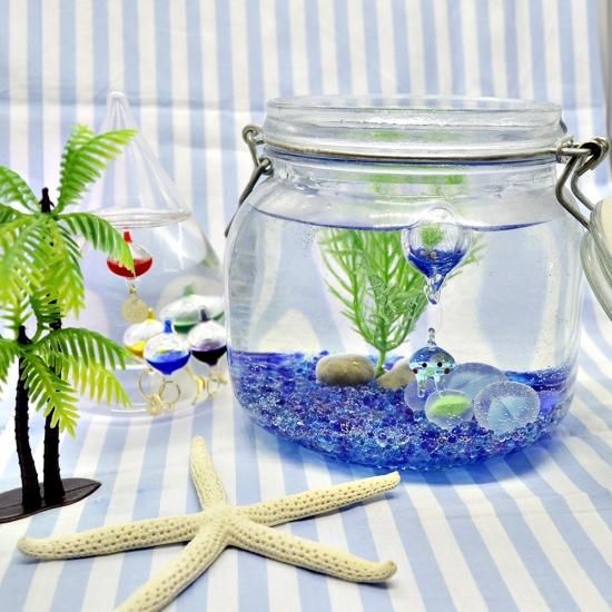 ガラス細工｜海｜浮玉クラゲ｜FGスタジオ｜フォーカート