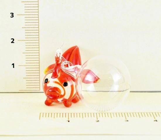 ガラス細工｜N浮玉あぶく金魚｜FGスタジオ｜フォーカート