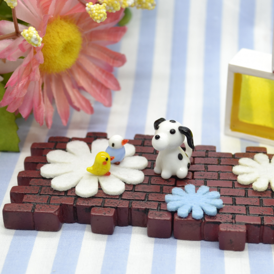 小物などお買い得な福袋 ガラス細工｜犬｜ダルメシアン ｜FGスタジオ｜フォーカート 工芸品