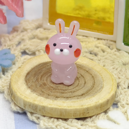 ミニチュアガラス細工 かわいい動物フォーカートガラス Folcartglass