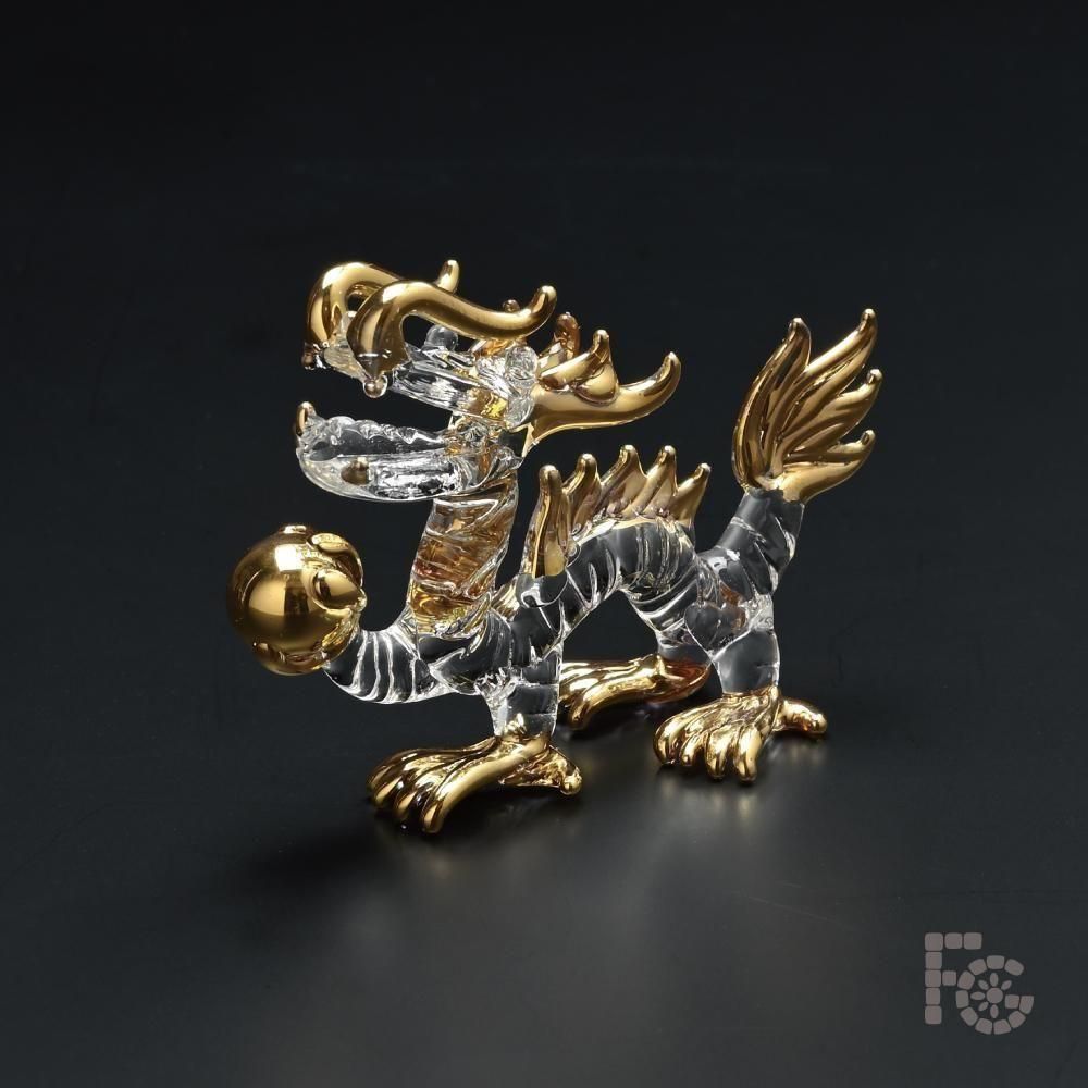 小さなドラゴンセットガラス細工
