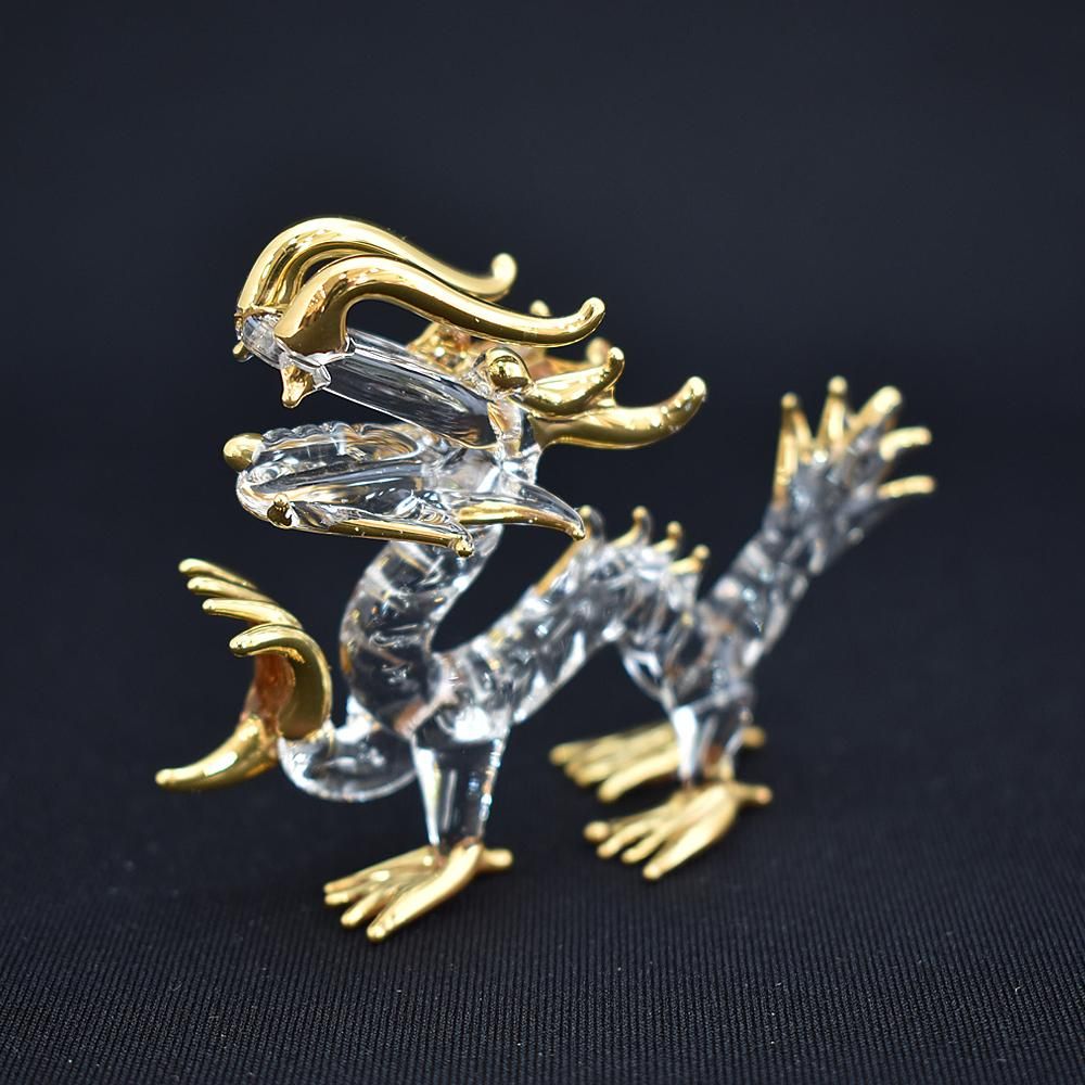 ガラス細工 龍 皇帝龍2インチ フォーカートガラス ガラス細工 龍 皇帝龍2インチ フォーカートガラス