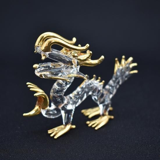 ガラス細工の置物|縁起物|風水|龍|フォーカートガラス