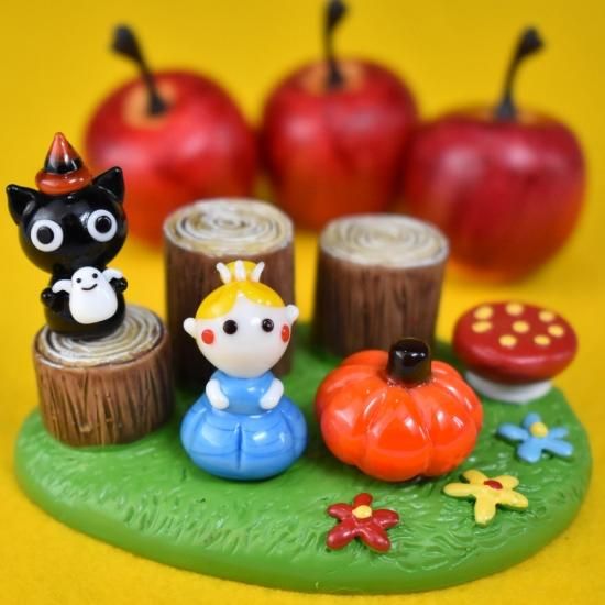 ガラス細工｜かぼちゃ｜フォーカートグラスワークス