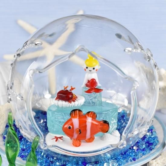 値引きする ガラス細工｜キラキラドーム｜FGスタジオ｜フォーカート 工芸品