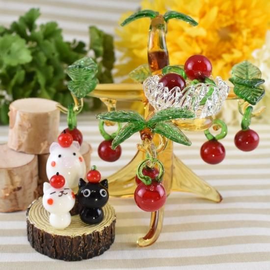 ガラス細工｜ネストアップルツリー｜フォーカートグラスワークス