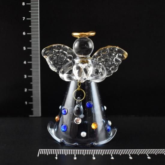ガラス細工｜天使｜ビジューエンゼルベルBL｜フォーカートグラス